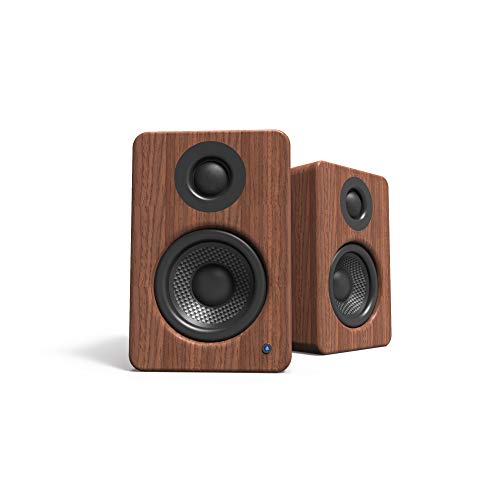 【中古】【未当てはめる・未開封品】Kanto YU2WALNUT Powered Desktop Speakers - 100 Watts - Amplifer (Walnut)