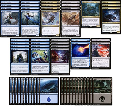 【中古】【未使用・未開封品】Elite Dimir Rogue デッキ - ブルーブラック - 非常に強力 - モダンリーガル - カスタムビルド - マジック・ザ・ギャザリング - MTG - 60枚のカ