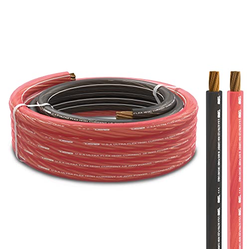 【中古】【未使用・未開封品】DS18 PW-OFC1/0GA-5BK/20RD 0-GA OFC ウルトラフレックスパワーワイヤー 5フィート ブラックと20フィート レッド - パワーアンプ配線キット｜AJIMURA-SHOP