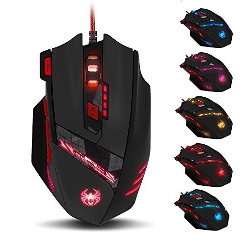 【中古】【未当てはめる・未開封品】zelotes マイコンゲーミングマウス 9200DPI USB電子計算機二十日鼠 8つの放送番組能力のあるな名取り草 有線ゲーミングマウス 光学万物の霊長応用科学二十日鼠 マイコン競り合い用