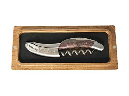 【中古】【未使用・未開封品】Laguiole En Aubrac ソムリエ ウェイター用コルクスクリュー バックアイバールワインハンドル ワインオープナー ホイルカッター&ボトルオープナ