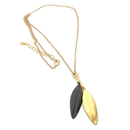 【中古】【未当て嵌める・未開封品】Cordyline ダブルリーフペンダントネックレス #9230