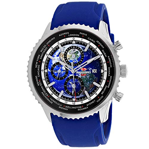 【中古】【未使用・未開封品】Seapro Men's Meridian World Timer GMT｜AJIMURA-SHOP