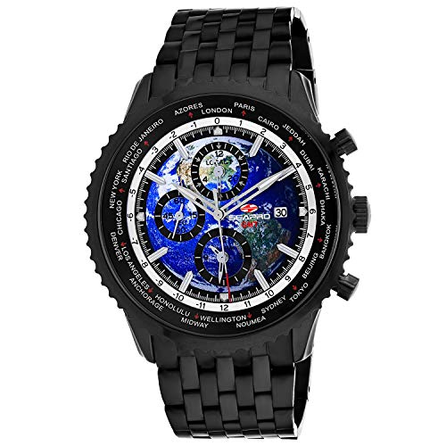 【中古】【未使用・未開封品】Seapro Men's Meridian World Timer GMT｜AJIMURA-SHOP