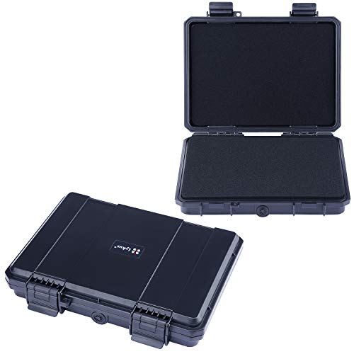 【中古】【未使用・未開封品】Lykus HC-2110 ミニハードケース ドライボックス、フォームインサート付き、内部サイズ 21.3x15.9x3.5インチ、IP66 スプラッシュプルーフ