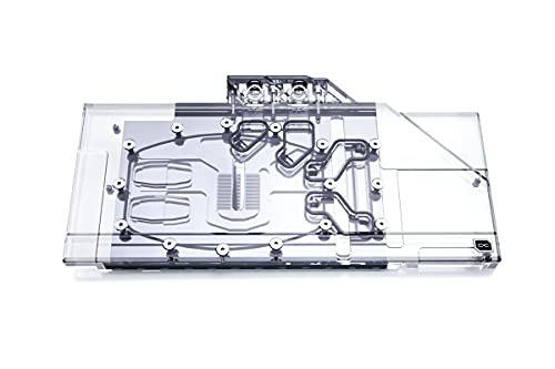 【中古】【未当て嵌める・未開封品】Alphacool Eisblock Aurora アクリル樹脂 GPX-N RTX 3090/3080 Suprim X うしろ側一皿積み上げる