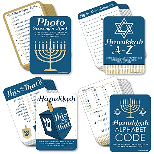【中古】【未使用・未開封品】Happy Dot of Happiness Happy Hanukkah ? 4つのハヌカーホリデーパーティーゲーム ? 各10枚のカード ? ハヌカーA-Z、フォトスカベンジャーハ 13,940円