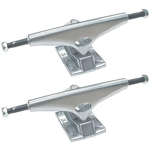 【中古】【未使用・未開封品】Krux K5 ポリッシュド スケートボードトラック - シルバー - 8インチ｜AJIMURA-SHOP