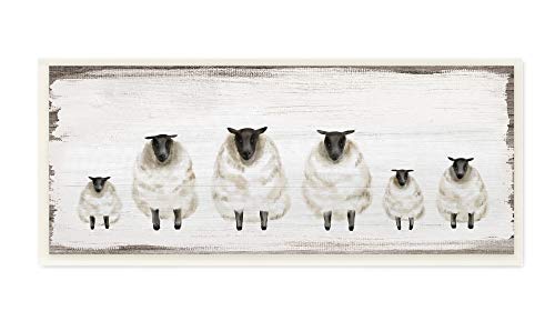 【中古】【未使用・未開封品】Stupell Industries ふわふわ 農場 羊 飼い 田舎の動物 Daphne Polselli 壁掛け飾り板 7 x 17インチ グレー｜AJIMURA-SHOP 18,550円
