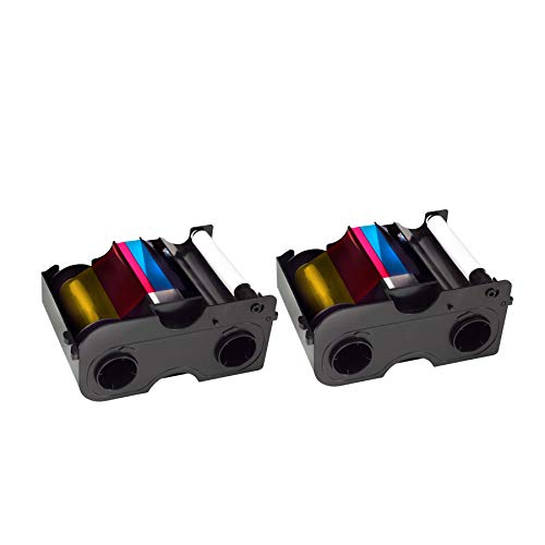 【中古】【未当て嵌める・未開封品】2 x Fargo 45000 色つやシュロの葉 - YMCKO - 250 刷り上げる Bodno ソフトウエア 示威運動付き添い人