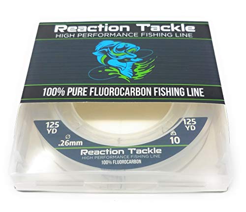 【中古】【未使用・未開封品】Reaction Tackle 100%ピュアフロロカーボン/クリア/100ポンド 125ヤード