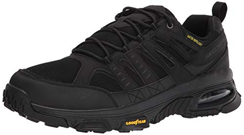 【中古】【未使用・未開封品】Skechers Men's Skech Air Envoy Oxford, Black, 11.5