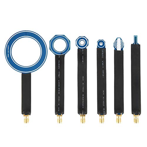 【中古】【未使用・未開封品】近距離磁界プローブ6点セット EMI SMA伝導放射テストアンテナ 収納ボックス付き