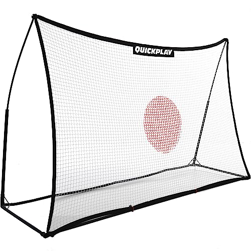 【中古】【未使用・未開封品】QUICKPLAY (クイックプレイ) スポットターゲット サッカーリバウンダー | チームやソロサッカートレーニングに最適 8 x 5フィート