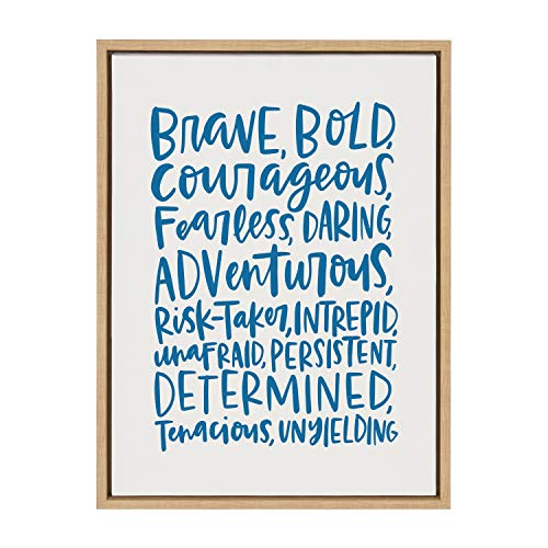 【中古】【未当て嵌める・未開封品】Alicia Schultz作Kate and Laurel Sylvie Brave Bold 一こま入り口・入口キャンバスウォールアート 18x24in 自然的 感激作物