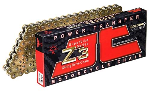 【中古】【未使用・未開封品】JTチェーン JTC530Z3GS112RL ゴールド/シルバー 530Z3 112リンク 超頑丈 Xリング ドライブチェーン