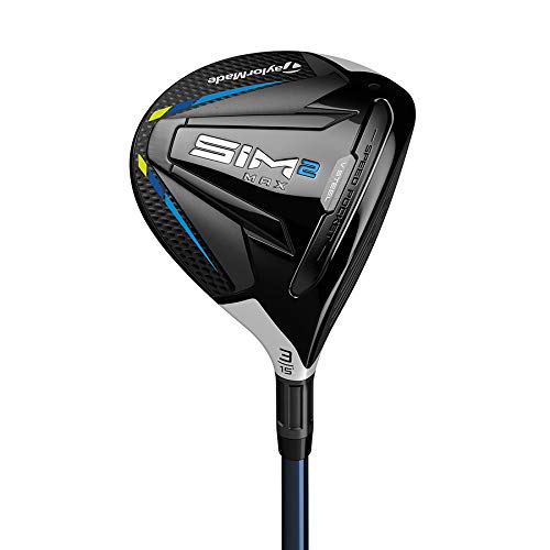 【中古】【未当て嵌める・未開封品】TaylorMade SIM 2 Max スチール写真 公明正大通い路 メンズ 右利き 黒鉛 年がしら3 ハイローンチ 黒いこと/点火装置薄墨色
