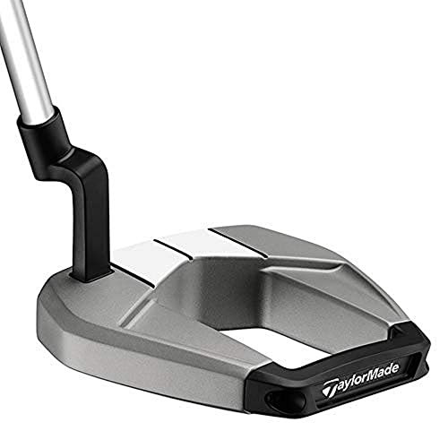 【中古】【未当て嵌める・未開封品】TaylorMade 細蟹Sパター右寄り スチール写真プラチナ/白いこと Std.Lのど首(#1) 34in