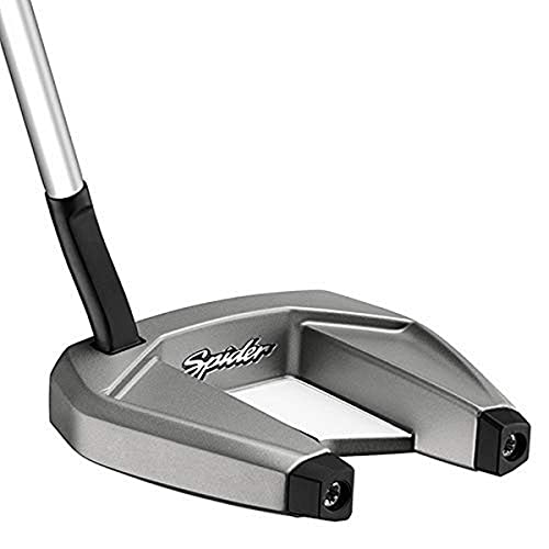 【中古】【未使用・未開封品】TaylorMade Spider SR パター右手 スチールプラチナ/ホワイトフローネック(#9) 34インチ｜AJIMURA-SHOP