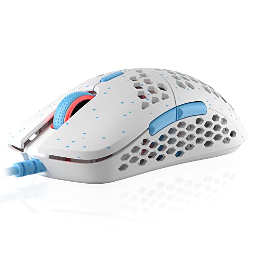 【中古】【未当て嵌める・未開封品】HK GAMING Mira M 超軽さRGBゲーミングマウス | ハニカムシェル | 63瓦 | 最大限度12000cpi | USB有線 | 放送番組能力のあるな名取り草6個 | オンボー