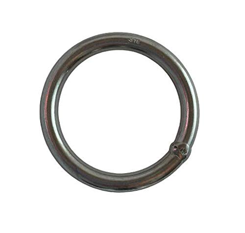 【中古】【未使用・未開封品】ステンレススチール 316 ラウンドリング 溶接 3/8インチ x 2 1/2インチ (10mm x 65mm) マリングレード