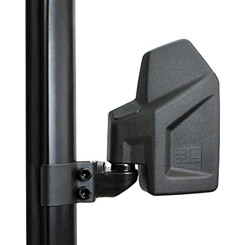 【中古】【未使用・未開封品】BE BEVEL ENGINEERING UTV リアビューサイドミラーキット (2個パック) - 非ラウンドケージバー対応 - 分離して調節可能 - 耐衝撃性飛散防止強化