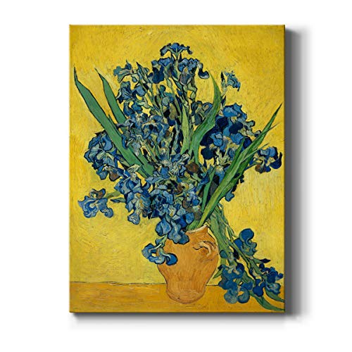 【中古】【未使用・未開封品】Renditions Gallery rises in Vase by Vincent Van Gogh プリント、有名な絵画複製プリント、プレミアムギャラリーラップキャンバス装飾、すぐに|AJIMURA-SHOP