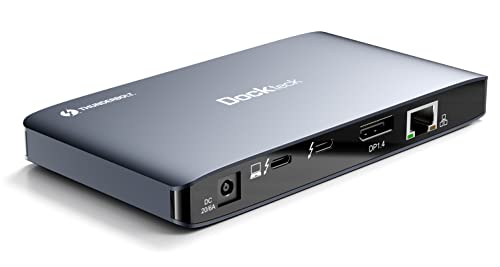 【中古】【未使用・未開封品】Dockteck 11in1Thunderbolt 3ドック-デュアル4K@60Hzモニタ−/ラップトップ用ドッキングステーション 60W充電付き, 2×Thunderbolt 3, DP1.4 8K|AJIMURA-SHOP