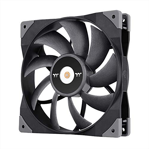 【中古】【未当て嵌める・未開封品】Thermaltake TOUGHFAN 14 黒いこと PWM 500~2000rpm 抑えつける 高静圧 140粍 丸型放熱器気違い 防振マウント取り合わせ落ち居る付き添い人 (1 気違い容器に並べる)
