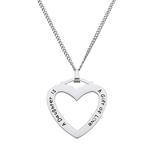【中古】【未使用・未開封品】娘のハートペンダントネックレス キュービックジルコニア付き - A Daughter is A Gift of Love Daughter's Jewelry & Mom & Dadからのギフト 18｜AJIMURA-SHOP