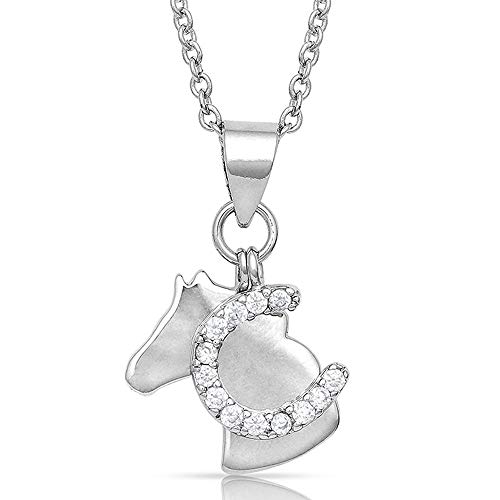 【中古】【未使用・未開封品】Montana Silversmiths Horsing Around チャームネックレス