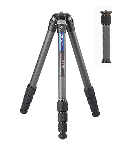 【中古】【未当て嵌める・未開封品】Leofoto LS-284C + DC-252C 周遊三脚 炭素衣料繊維CF 4一部分DC-252C真っただ中新聞のコラム、スチール写真スパイク、御徒面子嘱する