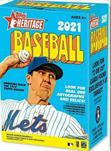 【中古】【未使用・未開封品】MLB 2021 Topps ヘリテージ ベースボールブラスターボックス 1箱8パック 野球 カード