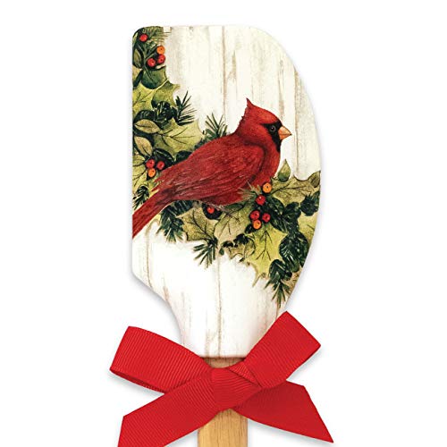 【中古】【未当て嵌める・未開封品】Brownlow Gifts クリスマスシリコンスパチュラ 12.5in 深紅色
