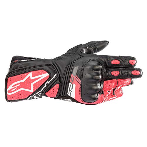 【中古】【未当て嵌める・未開封品】[アルパインスターズ] 自動自転車地球儀 BLACK WHITE DIVA PINK (大きさ:XL) STELLA SP-8 V3なめし革地球儀 3518321
