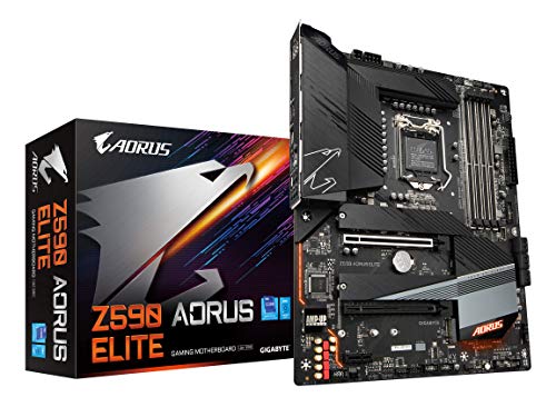 【中古】【未当て嵌める・未開封品】GIGABYTE Z590 AORUS Elite (LGA 1200/ Intel Z590/ ATX/Triple M.2/ PCIe 4.0/ USB 3.2 Gen2X2 Type-C/ 2.5GbE ローカルエリアネットワーク/??????????? )