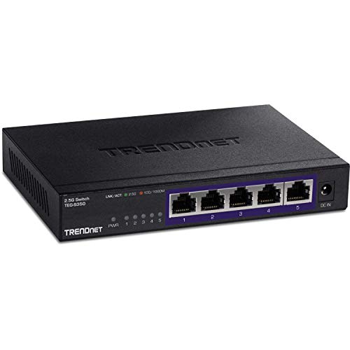 【中古】【未当て嵌める・未開封品】TRENDnet 5界面 非マネージド2.5G取り替えっこ 5 x 2.5GBASE-T界面 25Gbps スイッチング電気容量 10-100-1000Mbpsデバイスとの粗末さ取り替えっこ性あり 気違い