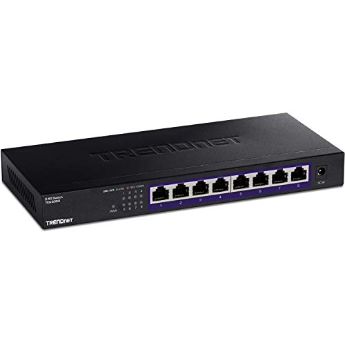 【中古】【未当て嵌める・未開封品】TRENDnet 8??? ??????? 2.5G???? 8×2.5GBASE-T??? 40Gbps ???????? 10-100-1000Mbps????????????? ????? ????? ???? (TEG-S380)