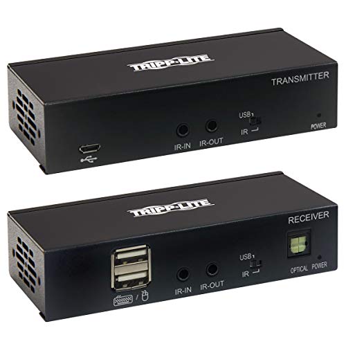 【中古】【未当て嵌める・未開封品】Tripp Lite HDMI Over Cat6エクステンダーキット KVM受け支える 4K60サイクル USB/IR PoC TAA (B127A-1A1-BHBH)