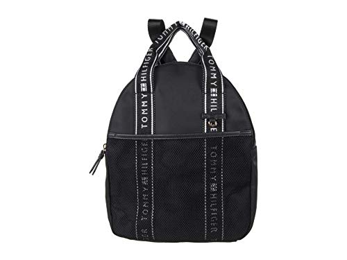 【中古】【未使用・未開封品】Tommy Hilfiger Anna II M バックパック ナイロン, Anna Ii バックパック ミディアム ナイロン, ブラック, One Size|AJIMURA-SHOP
