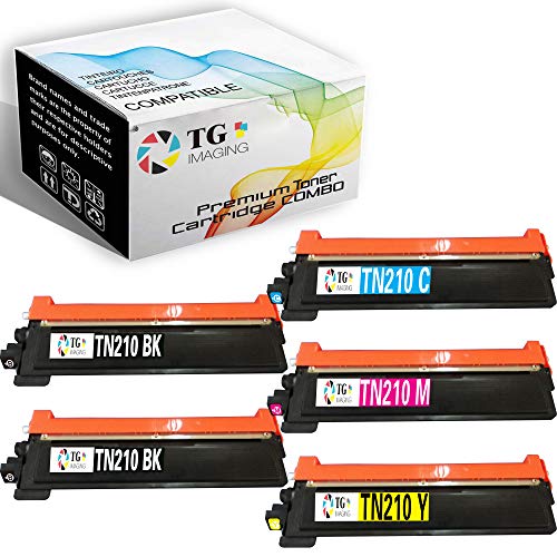 【中古】【未使用・未開封品】TG Imaging TN210互換トナーカートリッジ (5個パック) (2B+CYM、カラーセット) Brother TN-210トナーカートリッジ交換用 MFC-9010 MFC-9125 MFC-｜AJIMURA-SHOP