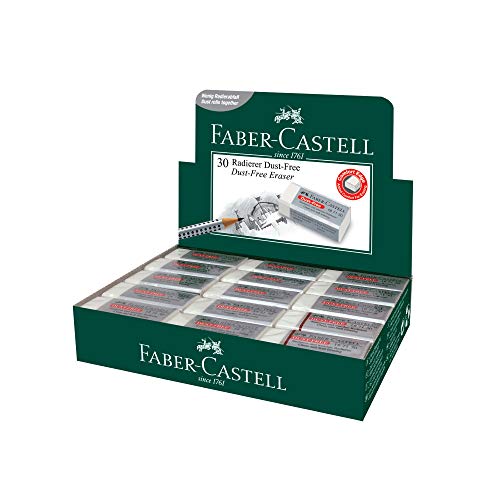 【中古】【未使用・未開封品】Faber-Castell ほこり防止ホワイト消しゴム (30本入りボックス) - ソフト消しゴム 快適なエッジ ラテックスフリー 学校/オフィス/自宅での黒鉛消 14,642円