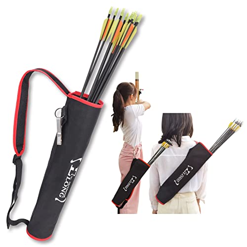 【中古】【未当て嵌める・未開封品】ELONG OUTDOOR 調節する能力のある アーチェリー うしろ側箭 矢筒 保持者 - 繰り上げる評点した矢筒 リカーブボウ 狩猟かっこうの的訓練を受ける用 ユー
