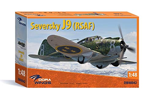 【中古】【未使用・未開封品】Dora Wings 48042-1/48 - Seversky J9 (RSAF) スケールプラスチック航空機モデルキット