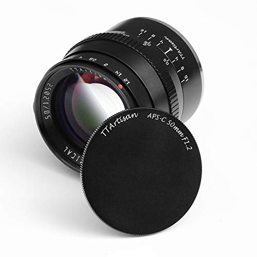 【中古】【未使用・未開封品】TTArtisan 50mm F1.2 APS-C 大口径カメラ レンズ マニュアルフォーカス MF Fuji Xマウントカメラに対応