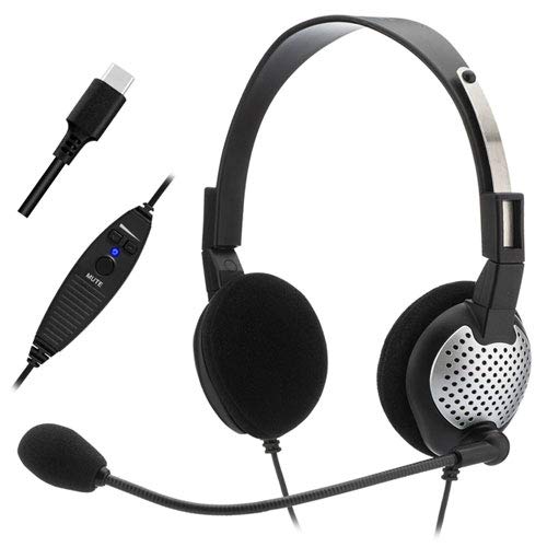 【中古】【未使用・未開封品】NC-185VM USB-C オンイヤーステレオヘッドセット ノイズキャンセリングマイク付き|AJIMURA-SHOP