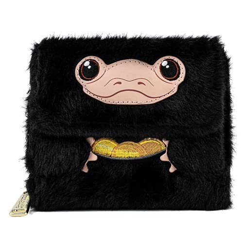 【中古】【未当て嵌める・未開封品】Loungefly Fantastic Beasts Purse Niffler Plush 目あたらしい 堅苦しさ Size One Size