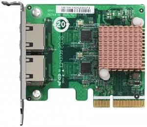 【中古】【未当て嵌める・未開封品】QNAP QXG-2G2T-I225 デュアル界面 2.5GbE 4速網状組織歌留多