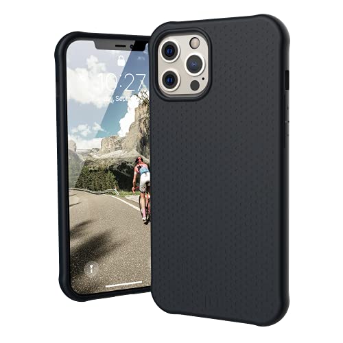 【中古】【未使用・未開封品】[U] by UAG iPhone 12 Pro Max ケース [6.1インチスクリーン] ケース DOTスリムフィット 軽量 おしゃれ パターン 耐衝撃 保護カバー ブラック