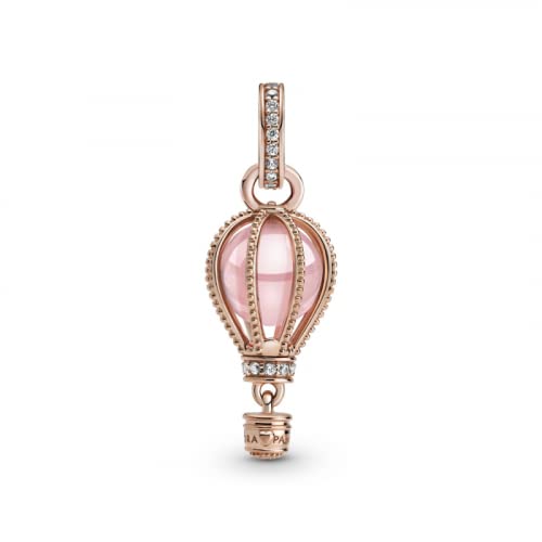 【中古】【未当てはめる・未開封品】PANDORA スパークリングピンク 熱軽気球 ダングルチャーム パンドラサクラ色 789434C01, 貴金属